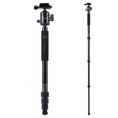 Fotopro X-go HR Chameleon E2 - statyw fotograficzny Alu z głowicą kulową - funkcja monopodu